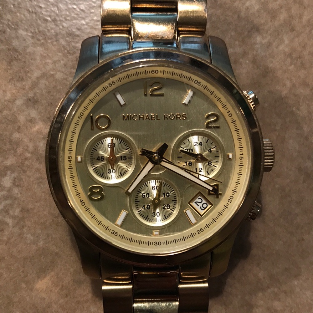 Michael Kors Boyfriend Watch $50 Gold Available